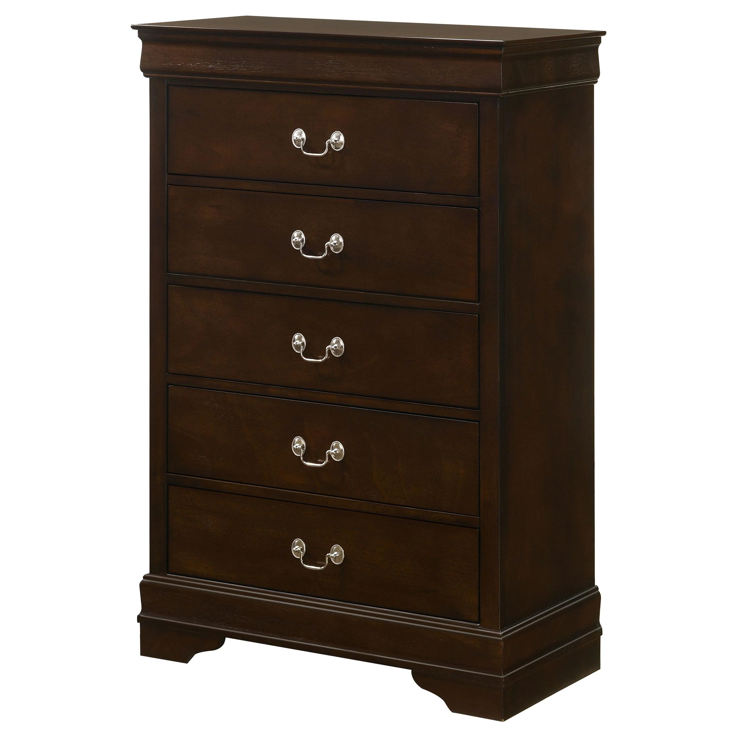 Coaster Furniture Louis Philippe 202415 5-Drawer Bedroom Chest - Cappuccino - Image 3