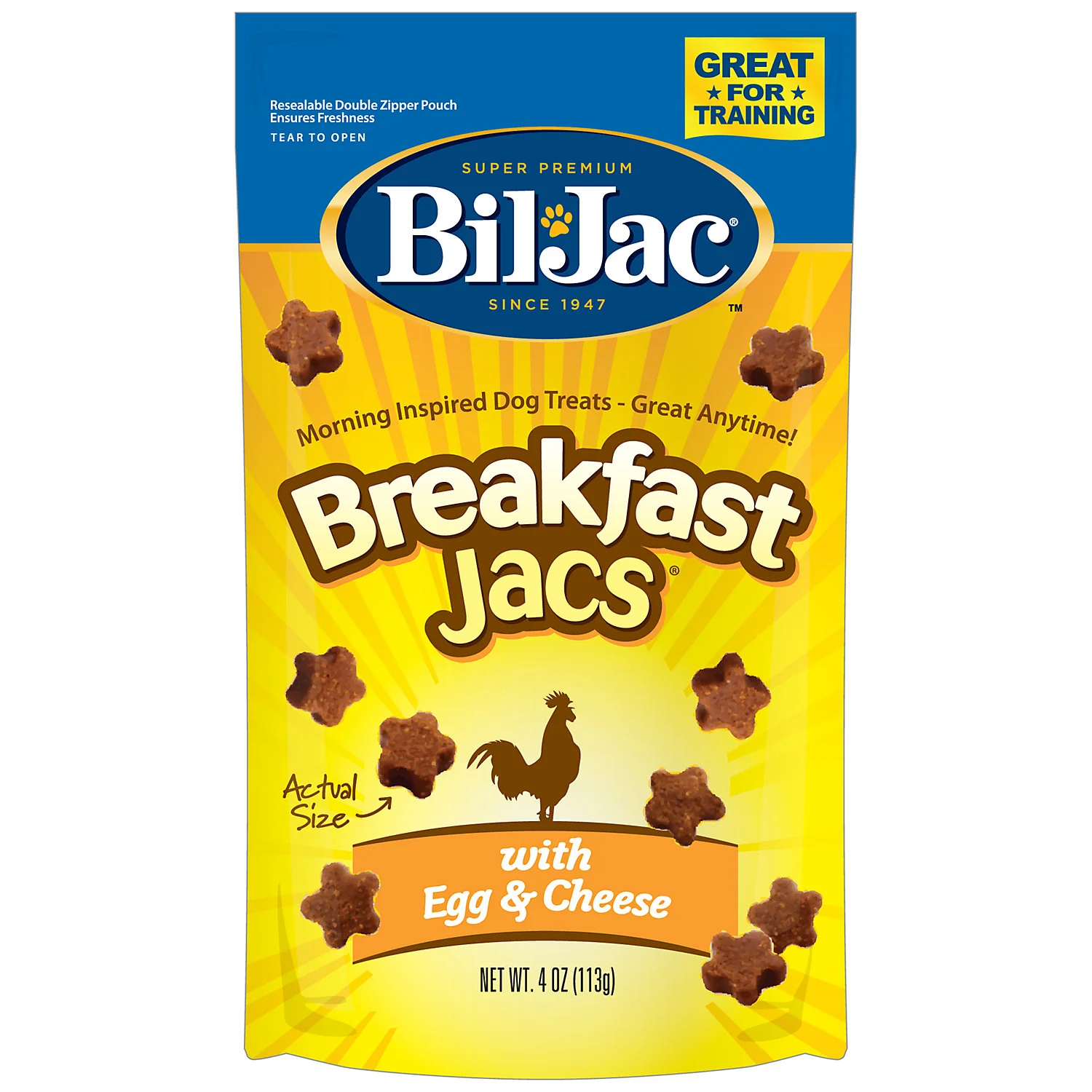 Bil-Jac Breakfast Jacs Dog Treats 4oz - Image 1