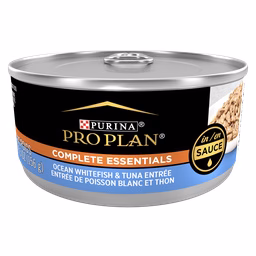 Purina Pro Plan Gravy 5.5 oz Wet Cat Food  Ocean Whitefish and Tuna Entree in Sauce - Image 1