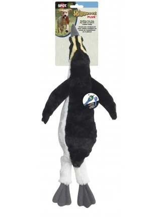 Spot Ethical Pet Dog Toy Skinneeez Plus Penguin 15In - Image 1