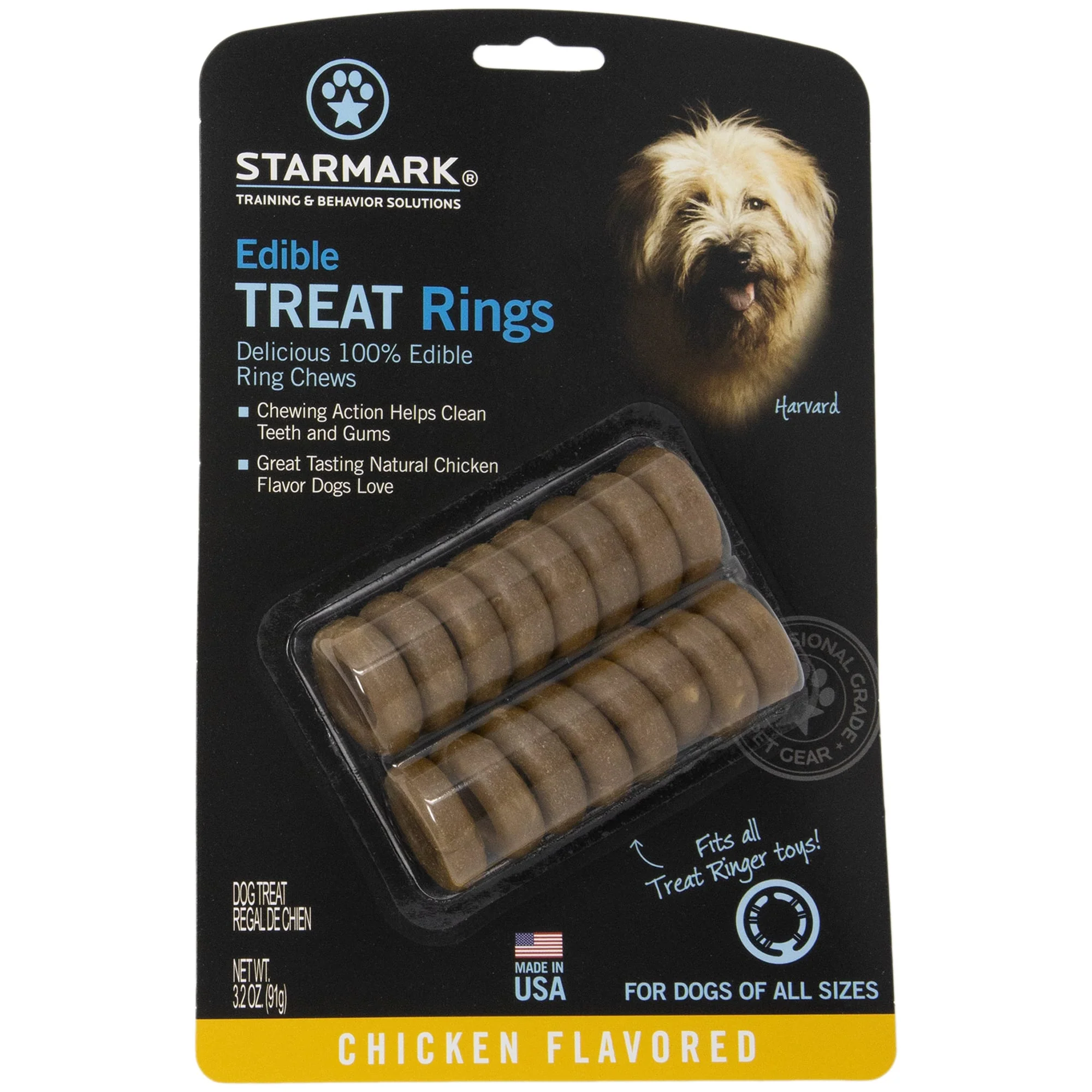 Starmark Edible Treat Rings Dog Chew - Image 1