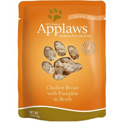Applaws Pouch Cat Food Grain Free Chicken Pumpkin 2.47oz - Image 1