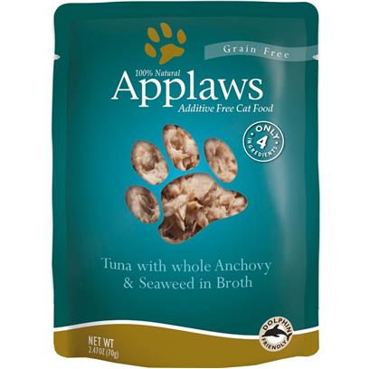 Applaws Cat Food Pouch Grain Free 2.47oz Tuna And Anchovy - Image 1