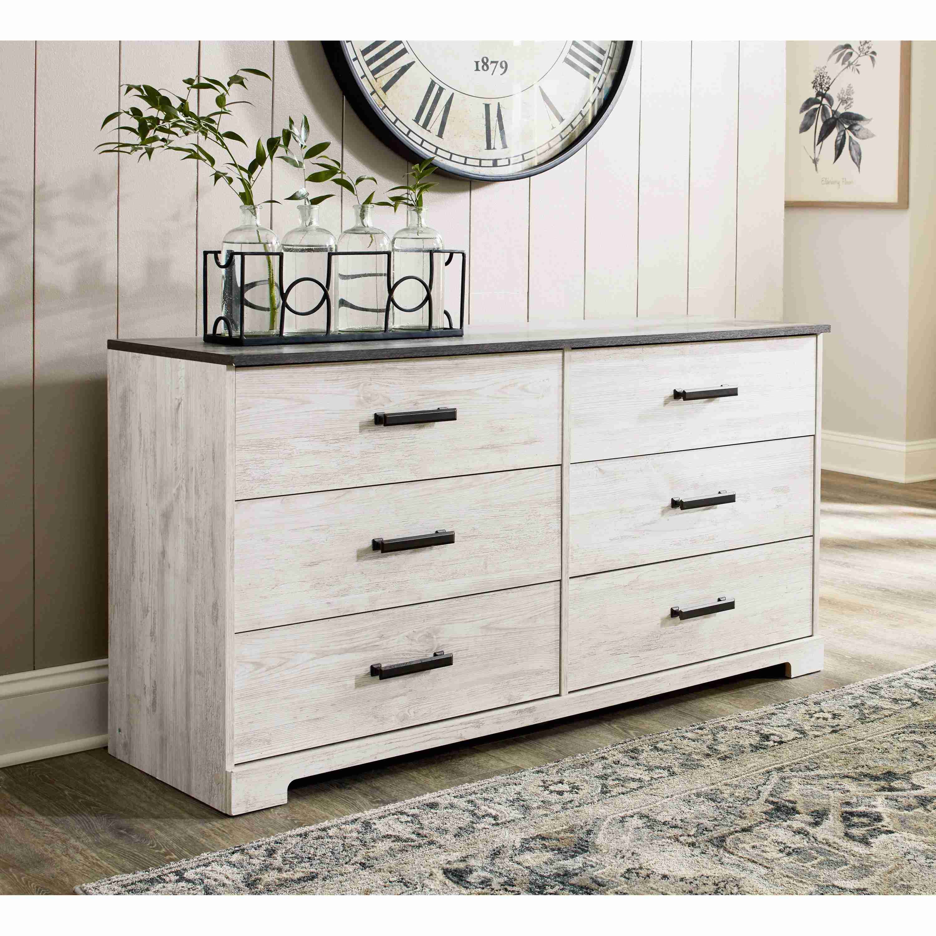 Signature Design by Ashley Shawburn EB4121 4 pc Queen Platform Bedroom Set - Image 3