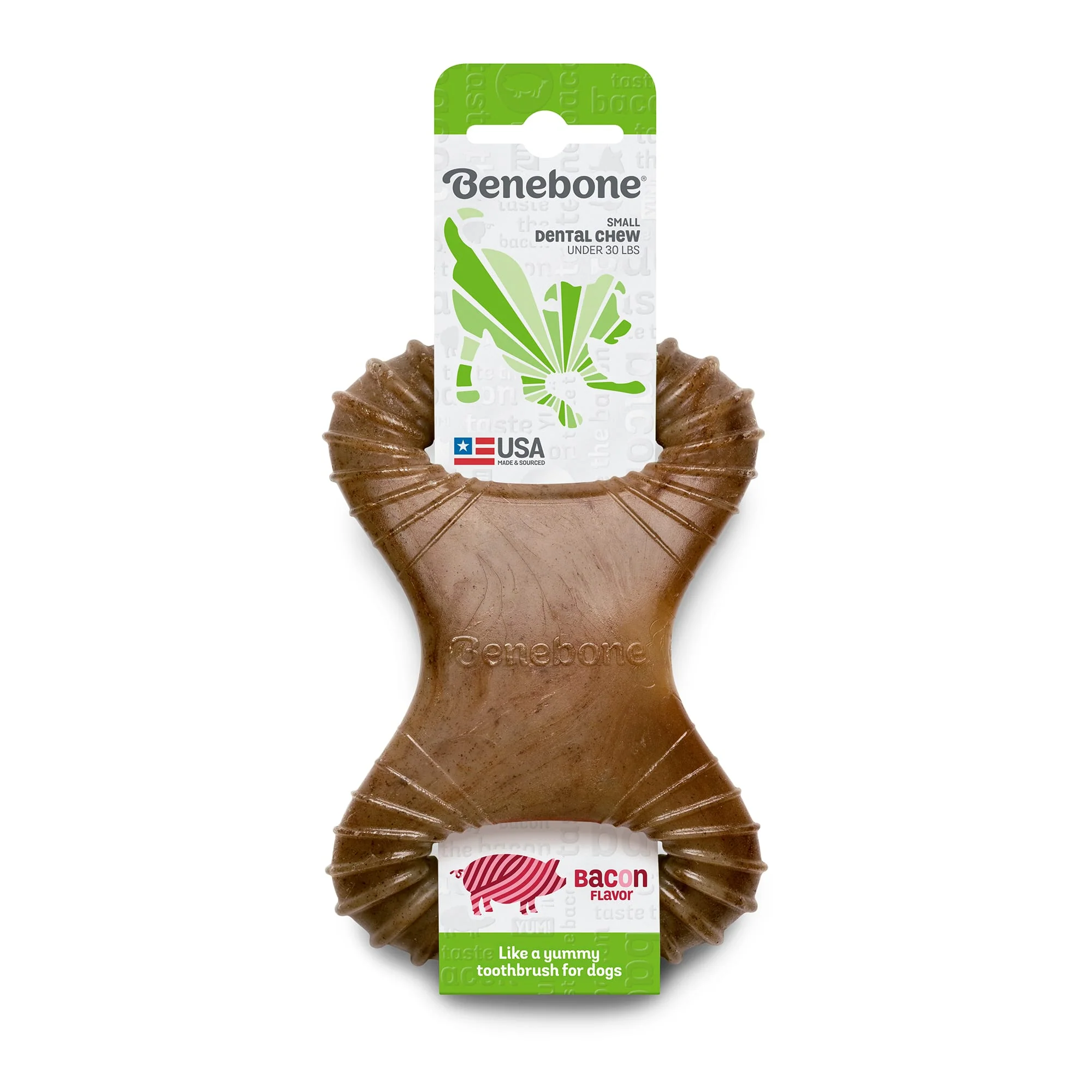 Benebone Bacon Flavored Dental Chew Mini Size - Image 1