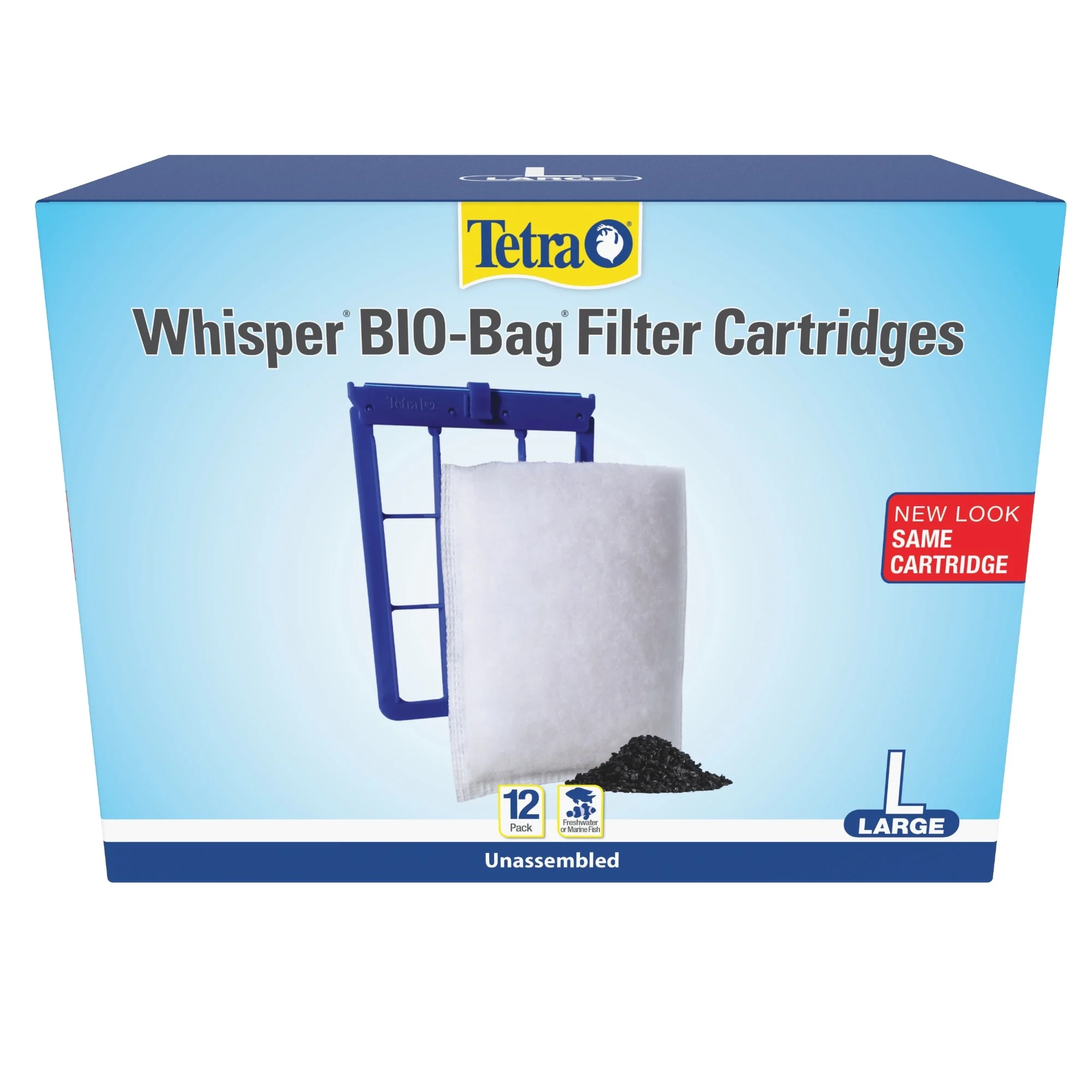 Tetra Whisper Bio-Bag Disposable Filter Cartridges 12 Count  Large - Image 1