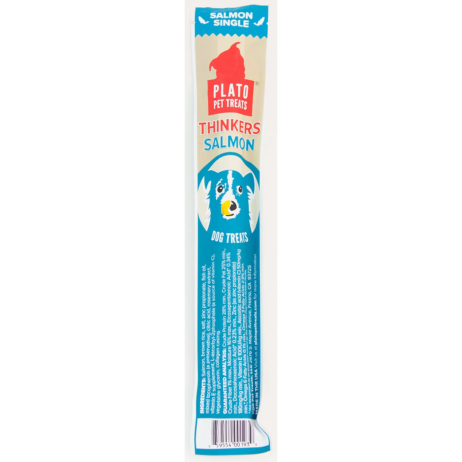 Plato Thinkers Pacific Salmon Dog Treats, 22 Oz - Image 1