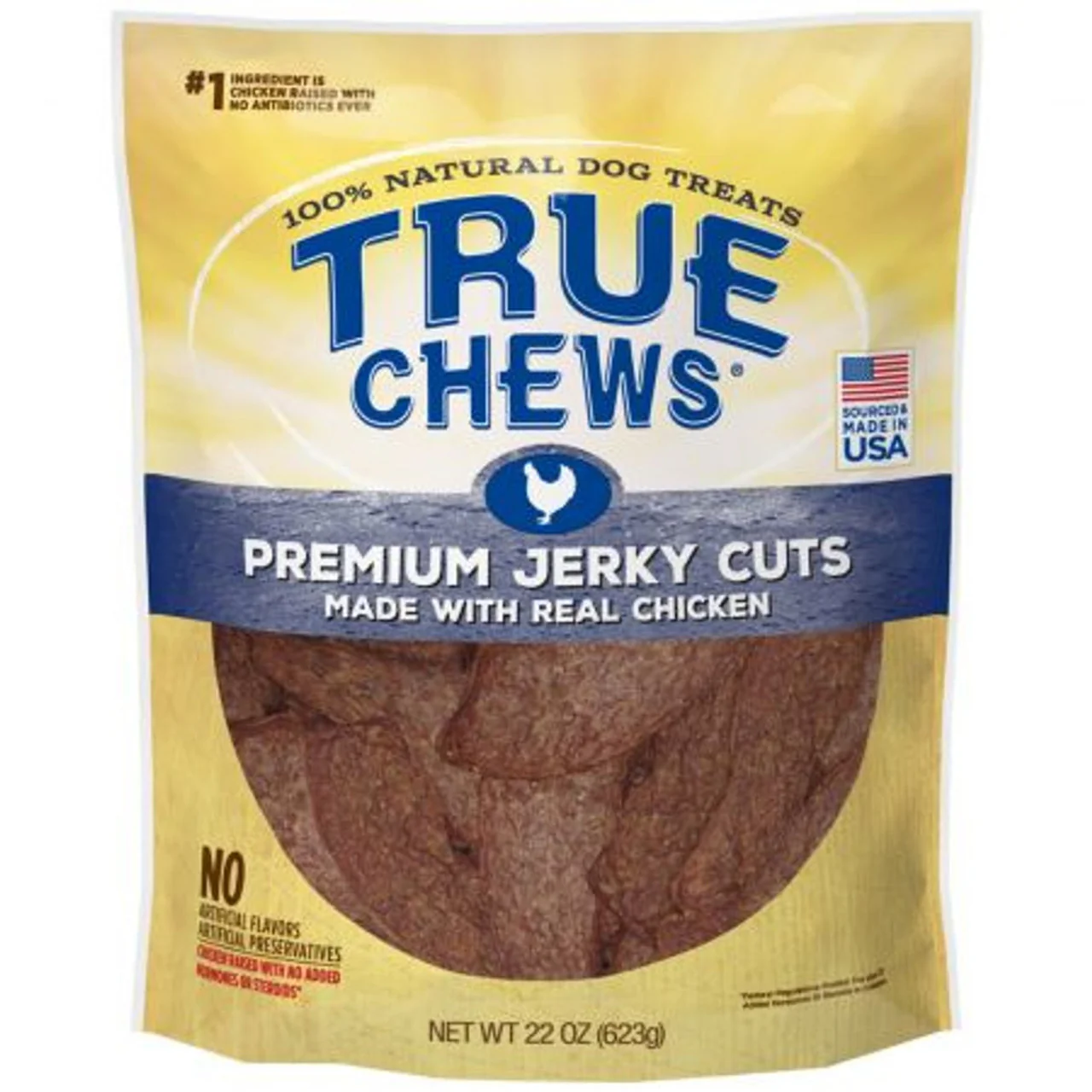True Chews Premium Jerky Cuts 22oz - Image 1