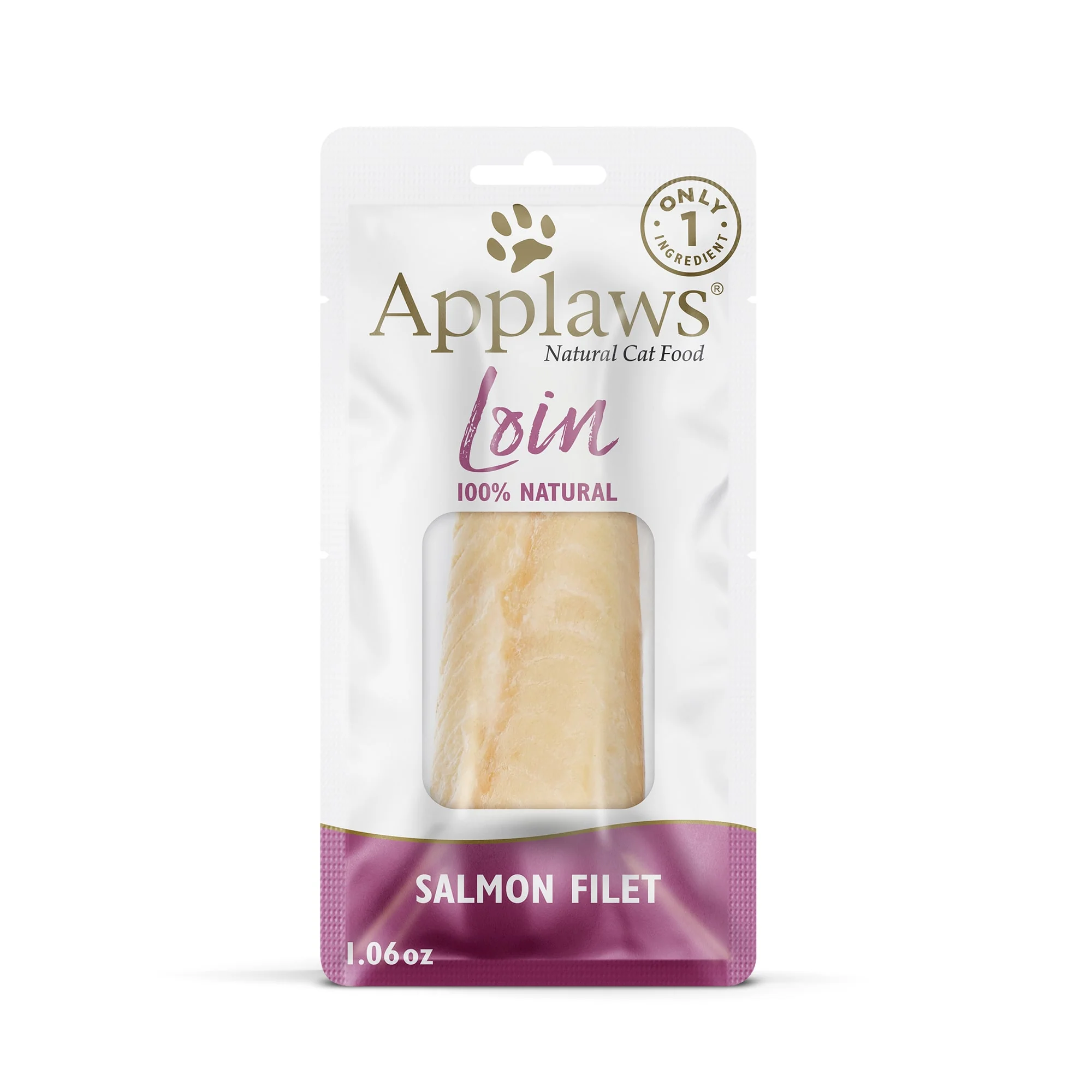 Applaws Cat Treat Pouch 1.06oz Salmon Loin - Image 1