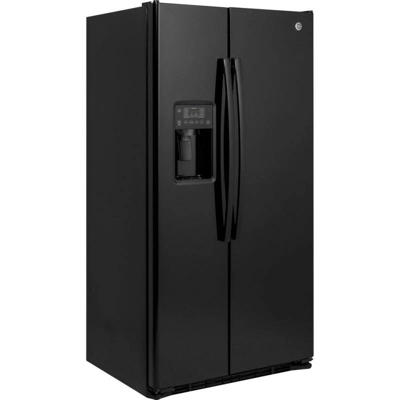 GE 36-inch, 21.9 cu. ft. Counter-Depth Side-by-Side Refrigerator with Ice and Water GZS22DGJBB - Image 2