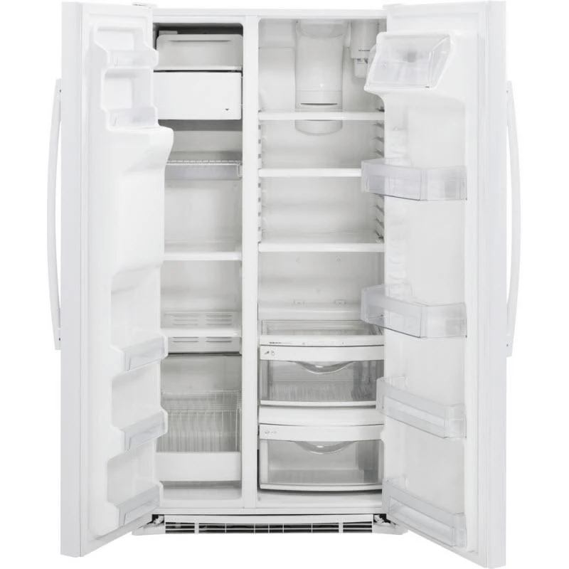 GE 36-inch, 21.9 cu. ft. Counter-Depth Side-by-Side Refrigerator with Ice and Water GZS22DGJWW - Image 3