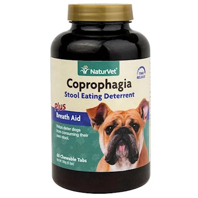 NaturVet Coprophagia DETERRENT Tablets, 60 Count - Image 1