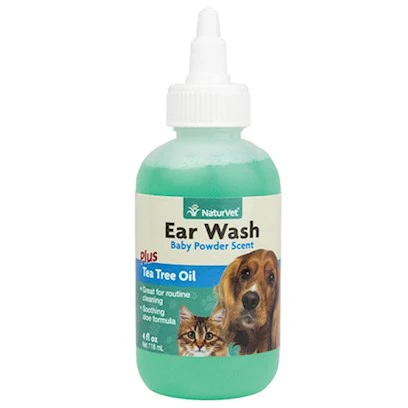 NaturVet Ear Wash w/Tea Tree Oil - Image 1