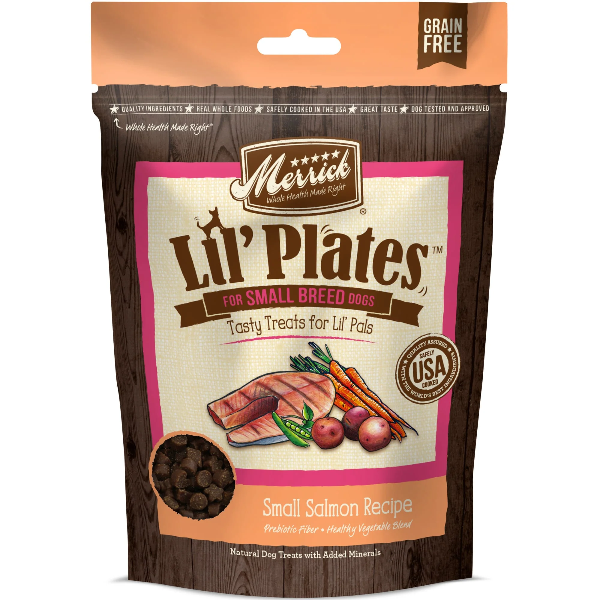 Merrick - Lil Plates Treats For Small Breed Dogs Salmon Recipe - 5 oz. - Image 1