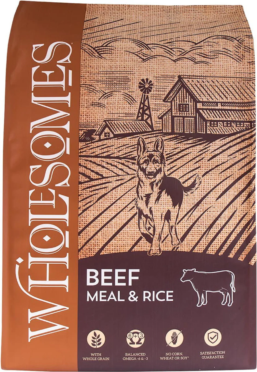 Sportmix Wholesomes Beef Meal and Rice Dry Dog Food 40