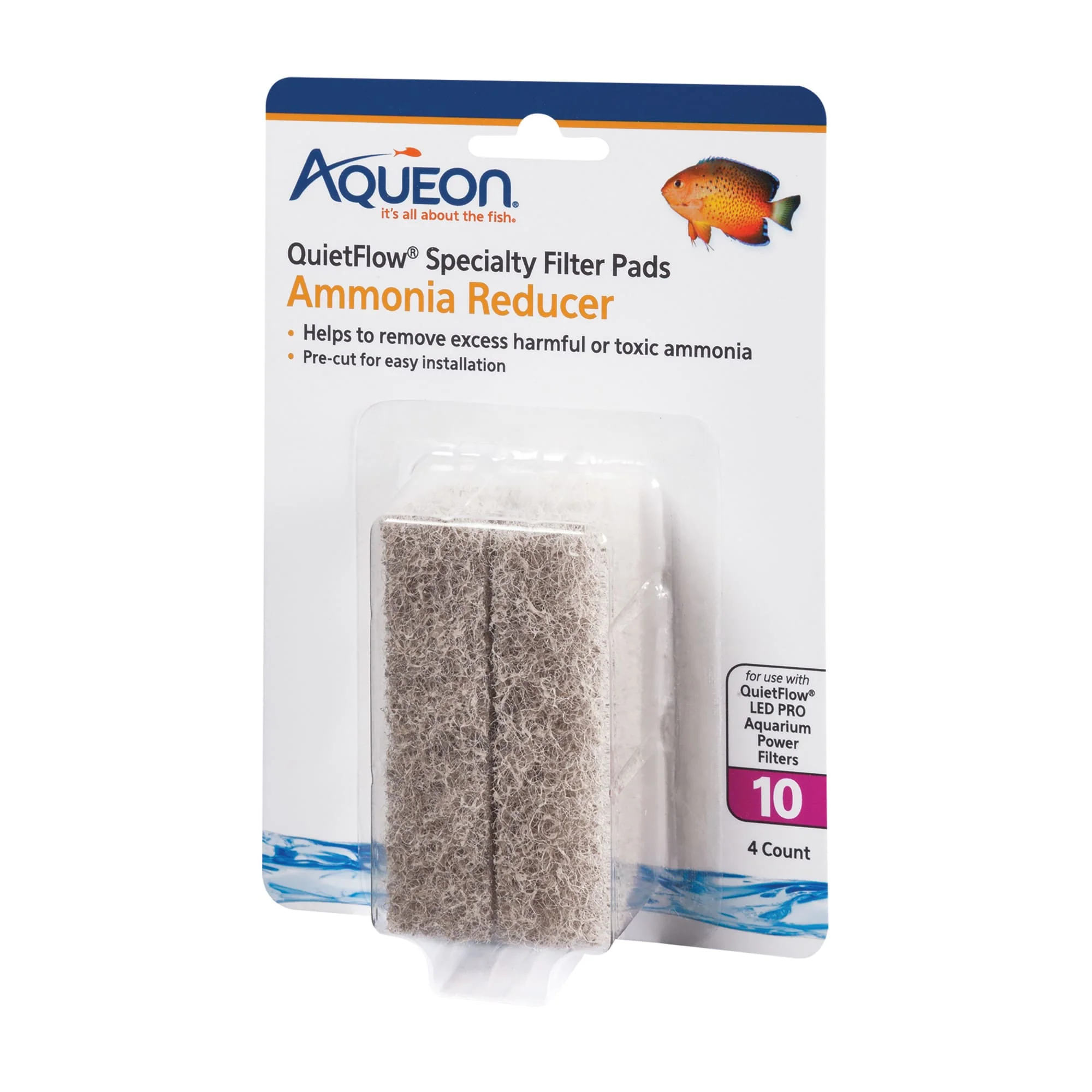 Aqueon Replacement Specialty Filter Pads Ammonia Reducer 10 - Image 1
