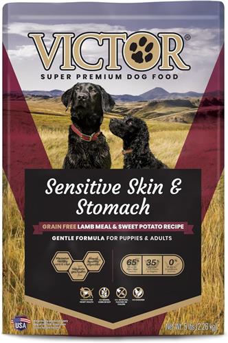 Victor Dog Food Sensitive Skin & Stomach Grain Free Lamb & Sweet Potato, 5lb - Image 1