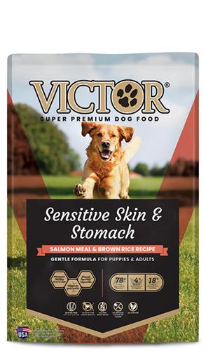 Victor Dog Food Sensitive Skin & Stomach Salmon & Brown Rice 15lb - Image 1