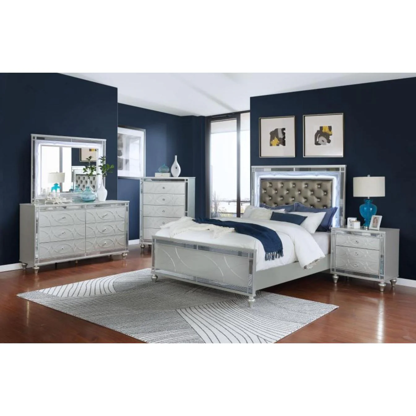 Coaster Furniture Gunnison 223211KE 6 pc King Panel Bedroom Set - Image 1