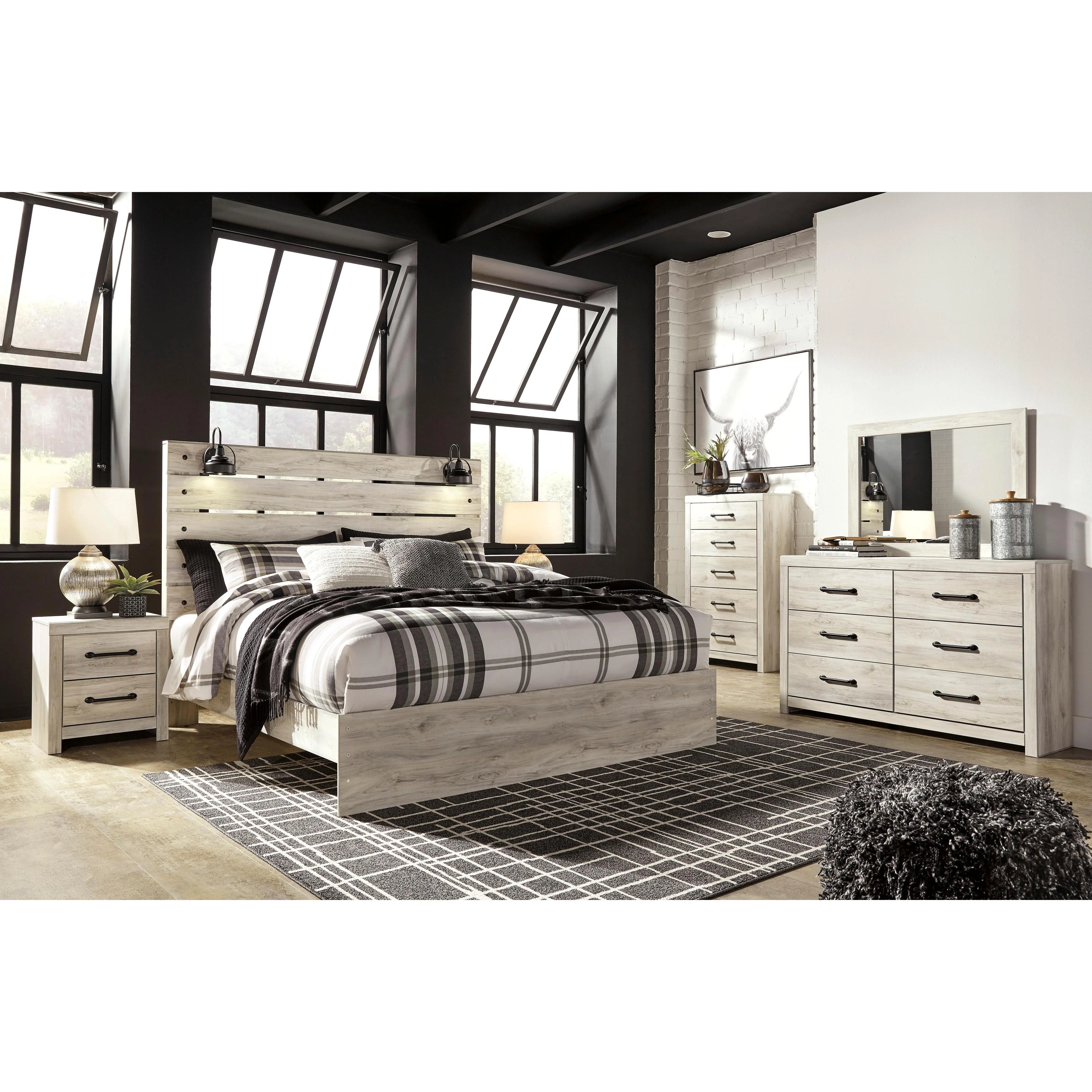 Signature Design by Ashley Cambeck B192 6 pc King Panel Bedroom Set - Image 1