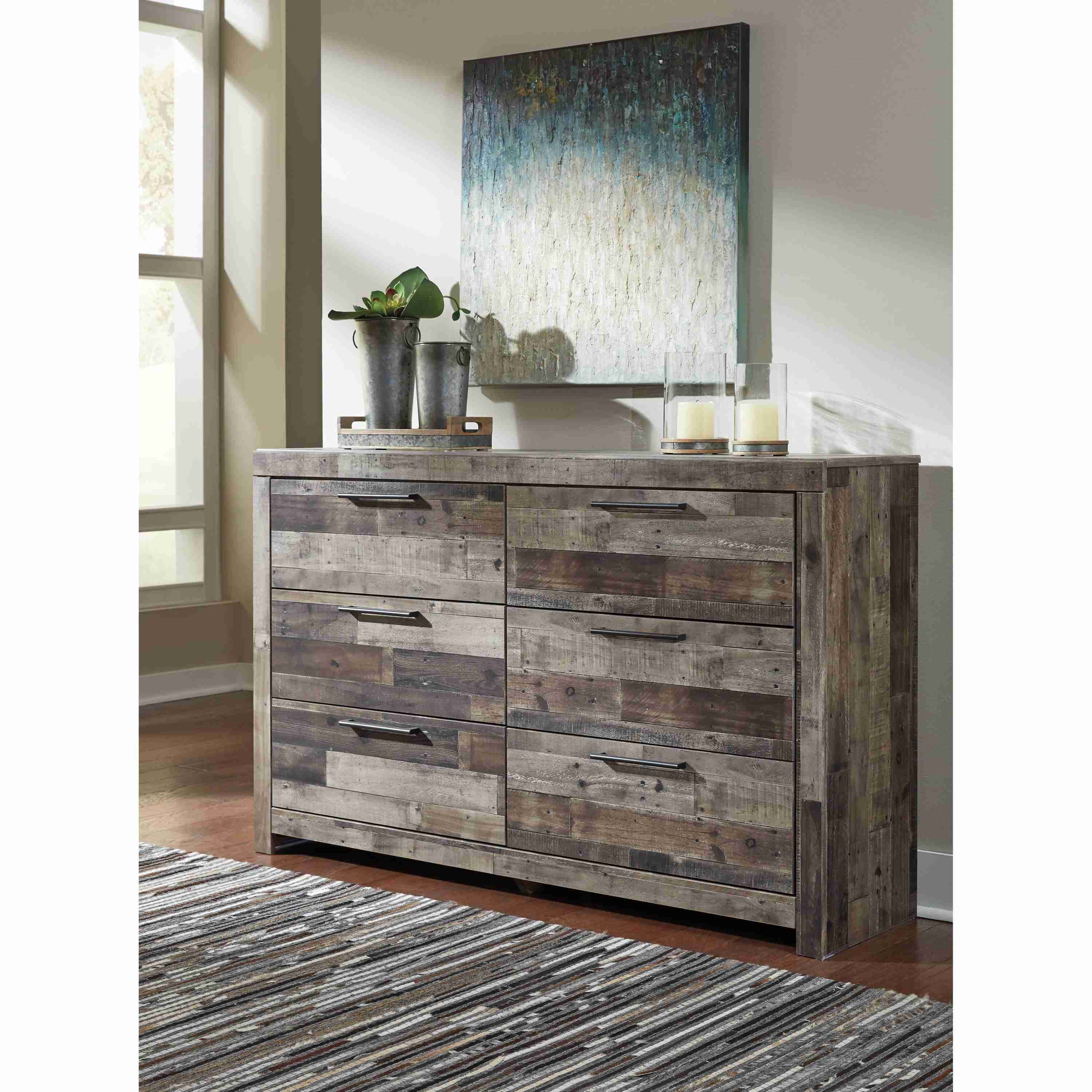 Benchcraft Derekson B200 6 pc Queen Panel Bedroom Set - Image 3