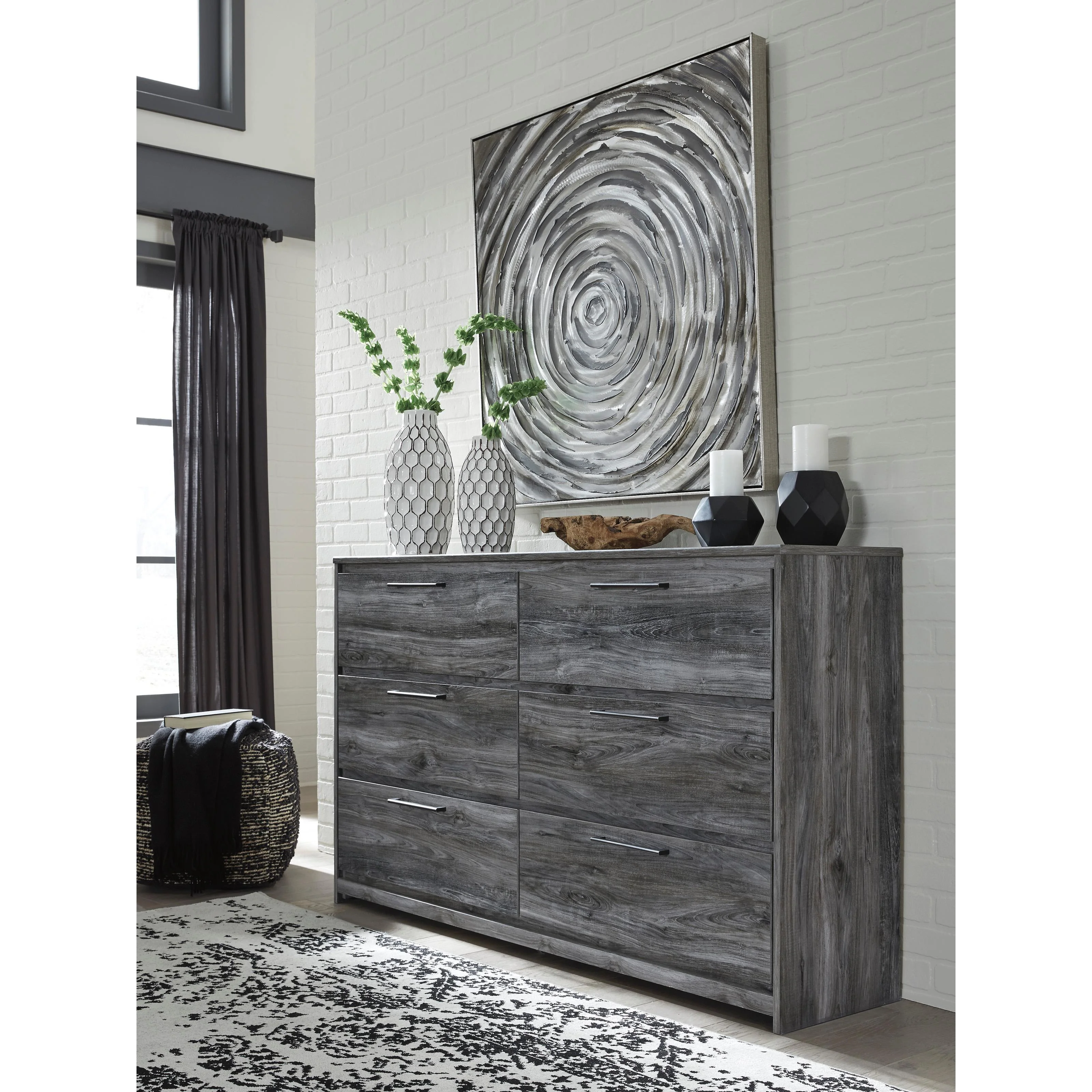 Signature Design by Ashley Baystorm B221 6 pc King Panel Bedroom Set - Image 3