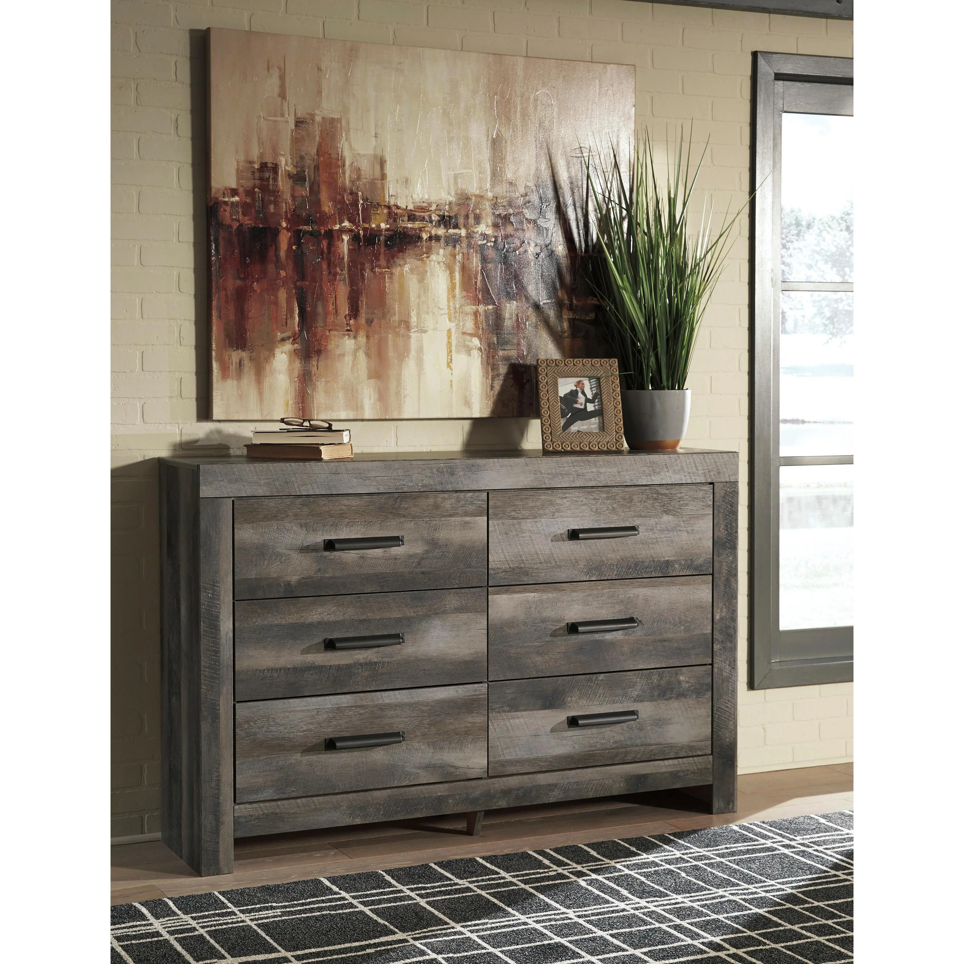 Signature Design by Ashley Wynnlow B440 6 pc King Crossbuck Panel Bedroom Set - Image 3