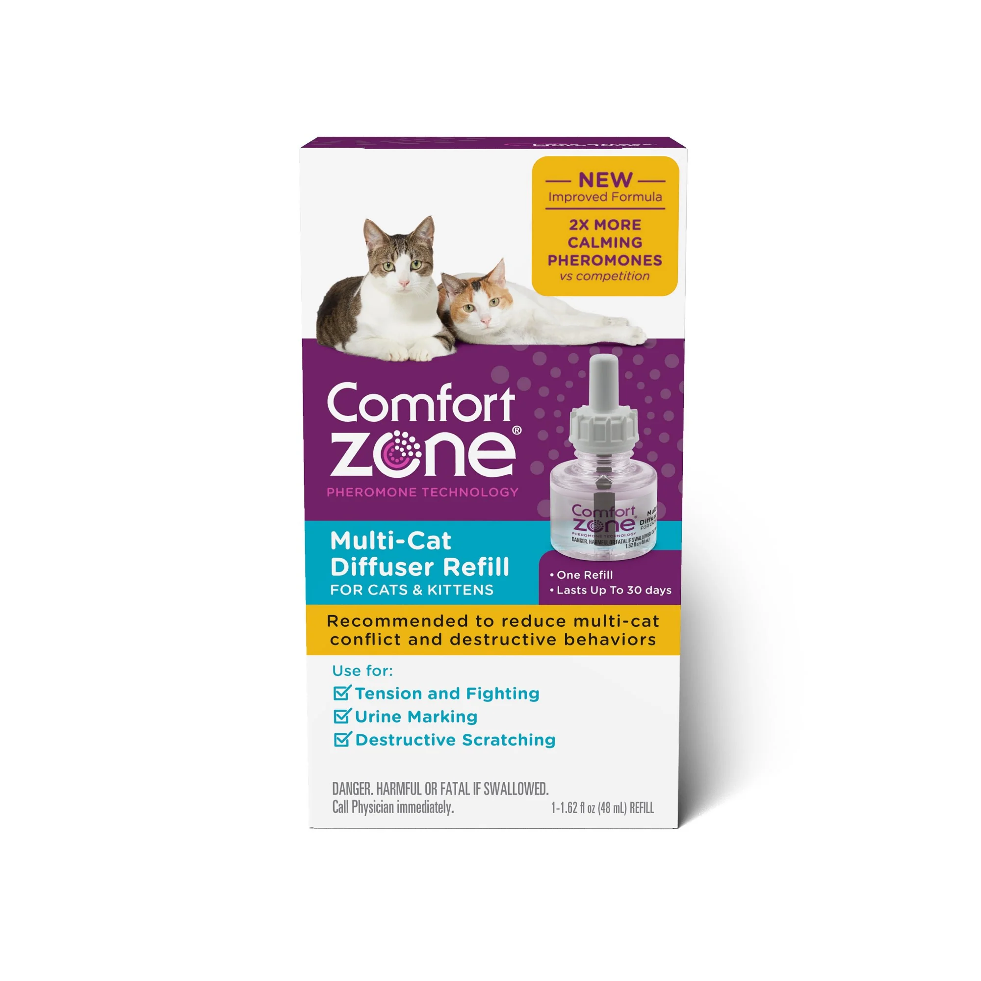 Comfort Zone Multi Cat Calming Diffuser Refill 48ml 1pk - Image 1