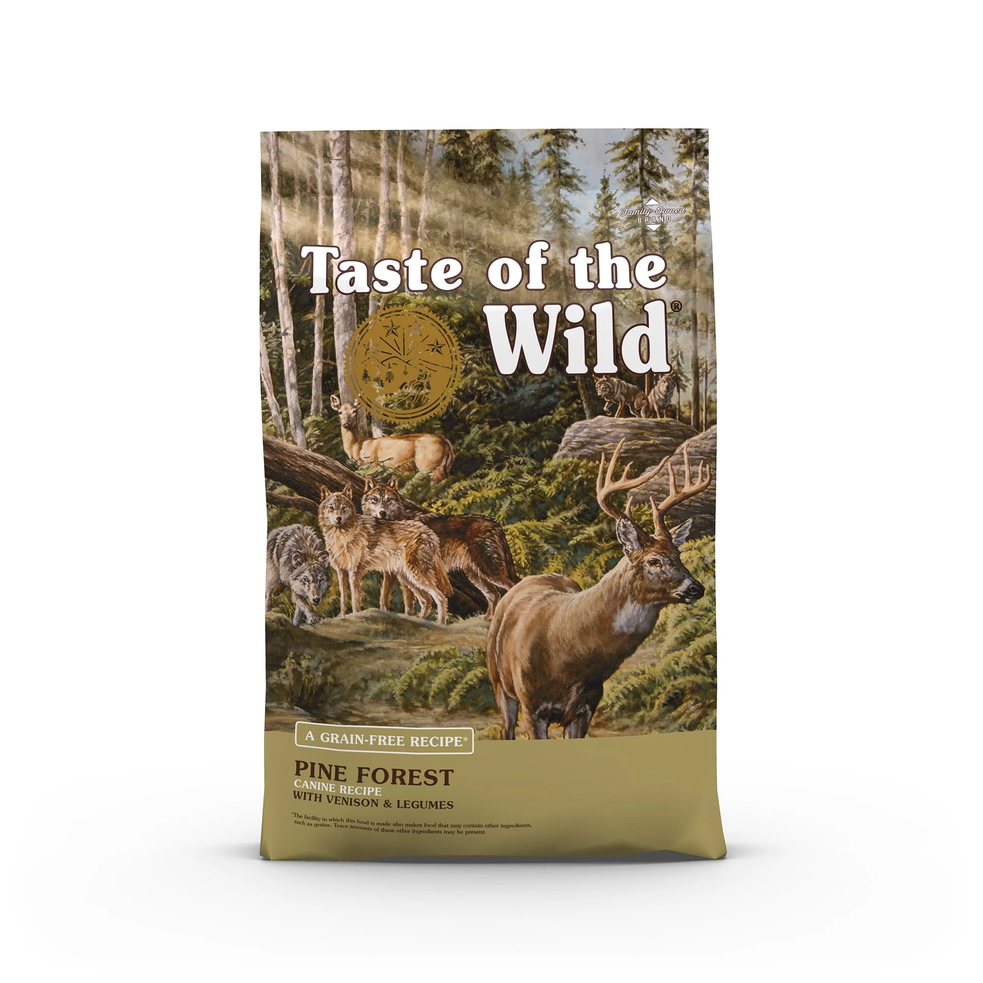 Taste of the Wild Grain-Free Venison & Legumes Pine Forest Dry Dog Food, 28 lb - Image 1