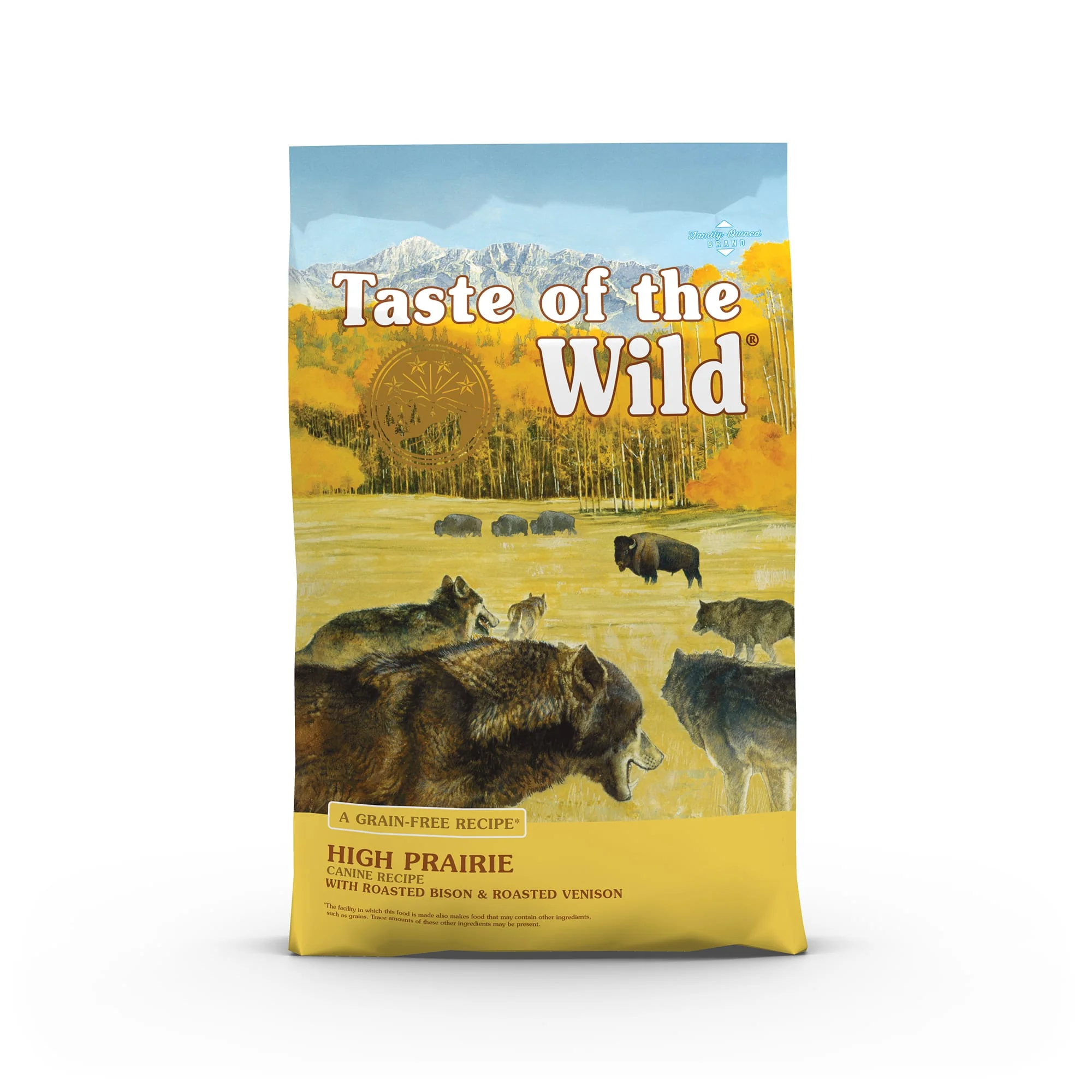 Taste of the Wild Grain-Free Roasted Bison & Roasted Venison High Prairie Dry Dog Food, 5 lb - Image 1