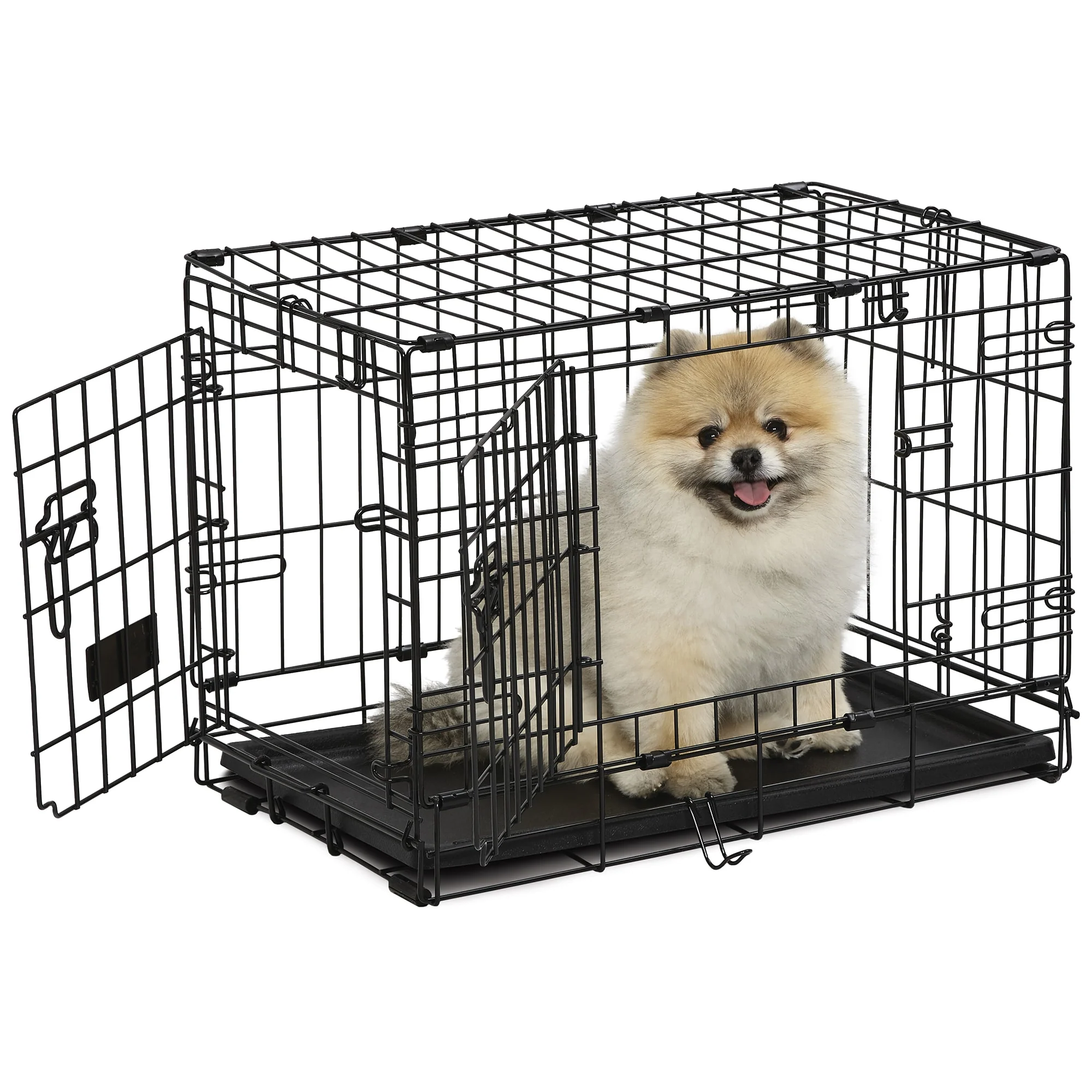 Contour Double Door Dog Crate , PartNo 822DD, by Midwest Container, Size 22X13X1 - Image 1
