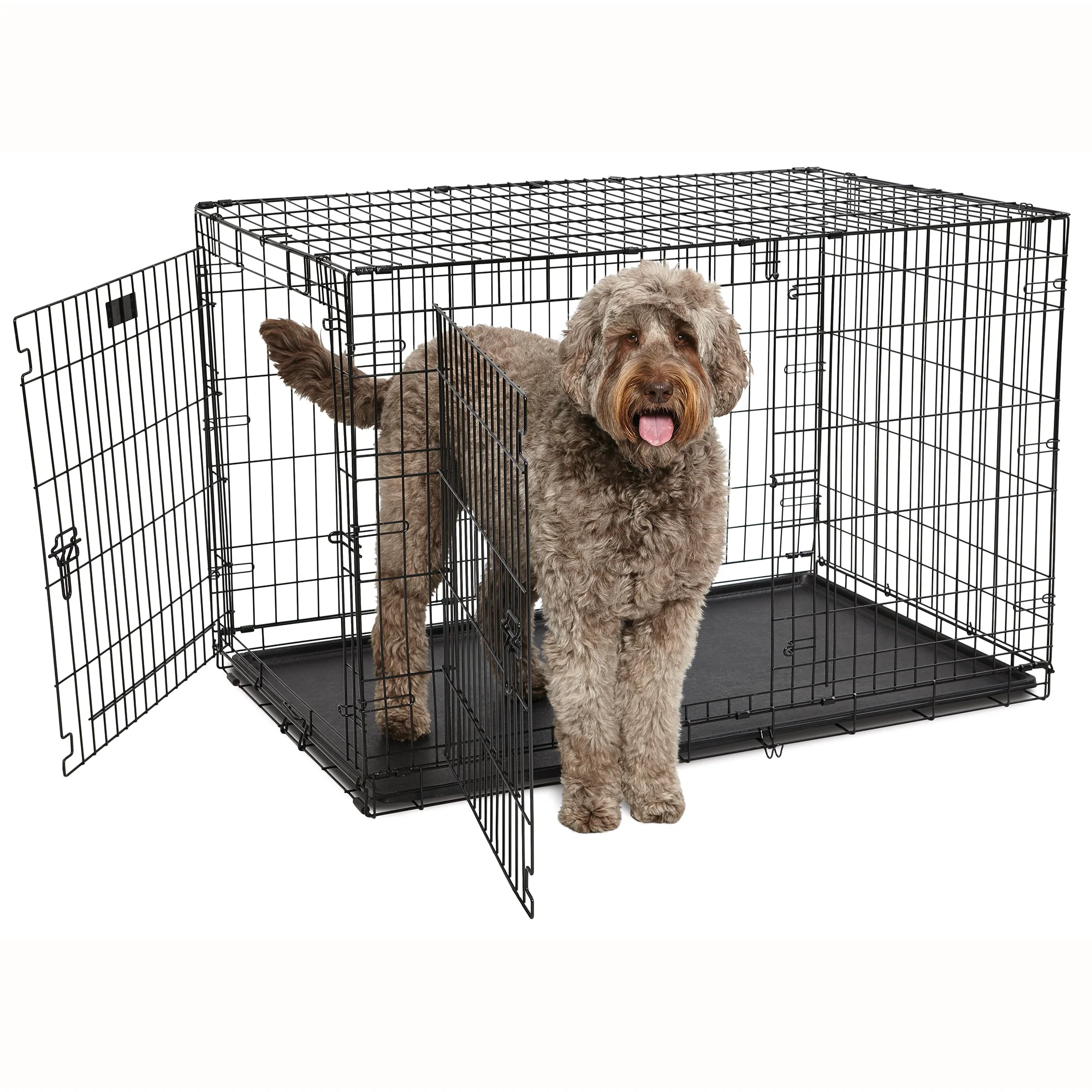 Contour™ Double Door Dog Crate 48 Inch - Image 1