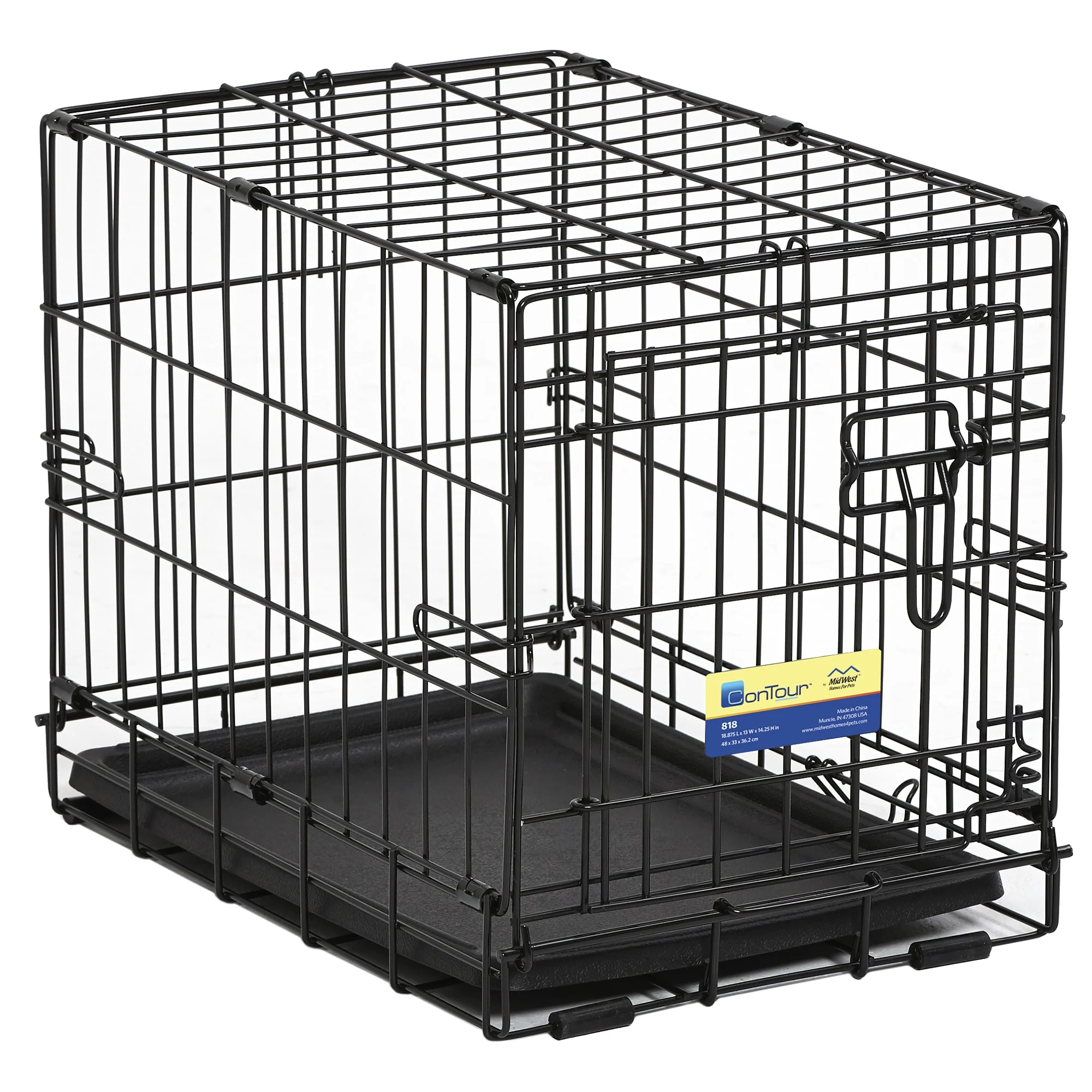 Contour™ Single Door Dog Crate 18 Inch - Image 1