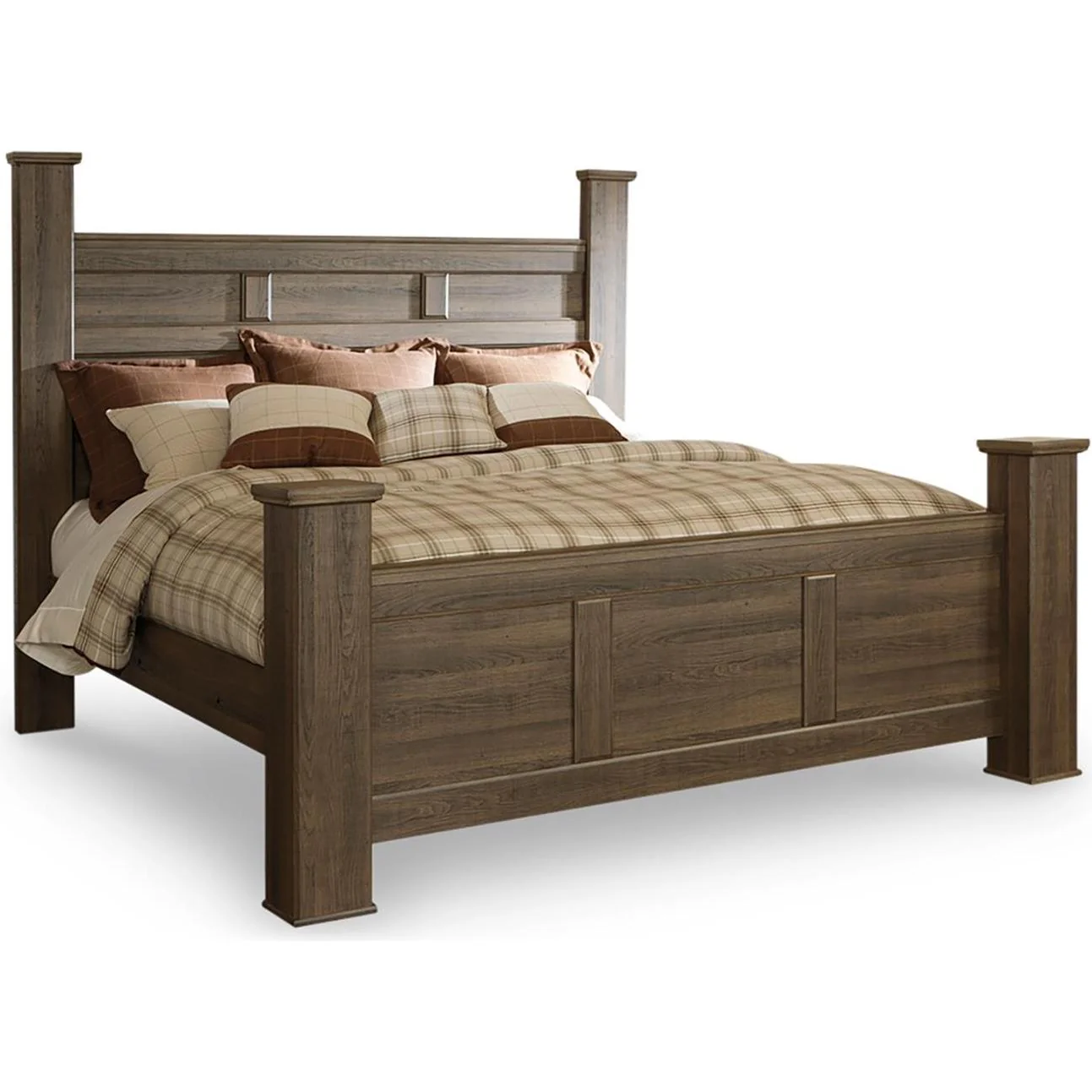 Signature Design by Ashley Juararo California King Poster Bed B251-68/B251-66/B251-94 - Image 1