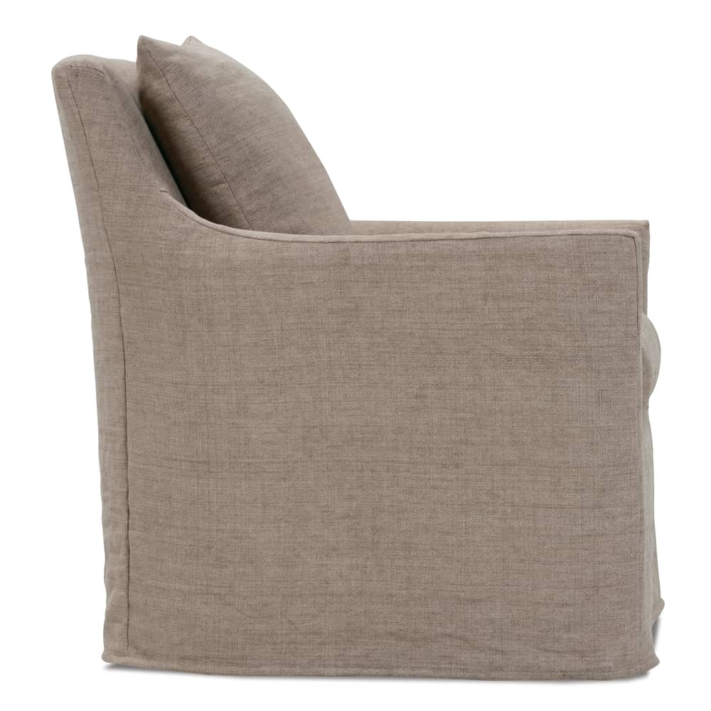 Ingrid Slipcovered Swivel Chair - Image 3