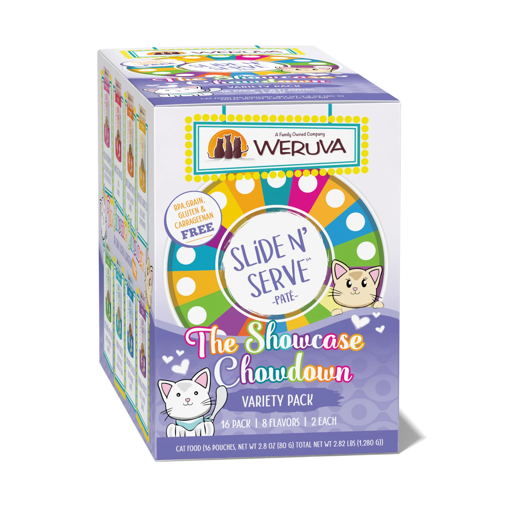 Weruva Cat Food Showcase Chowdown [2.8 oz] (16 count) - Image 1