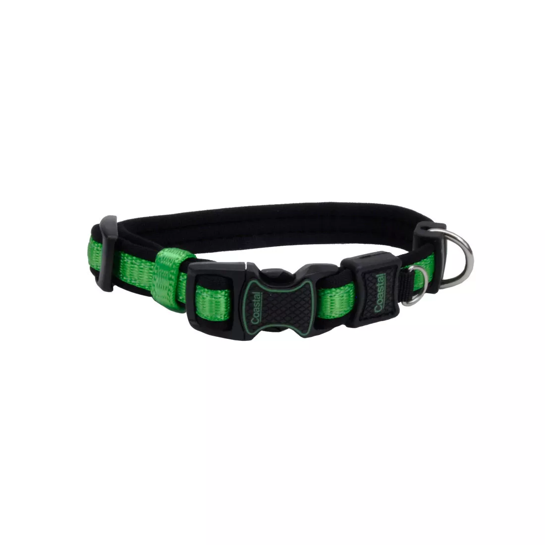 Coastal Inspire 1in Wide 18-26in Dog Collar Green