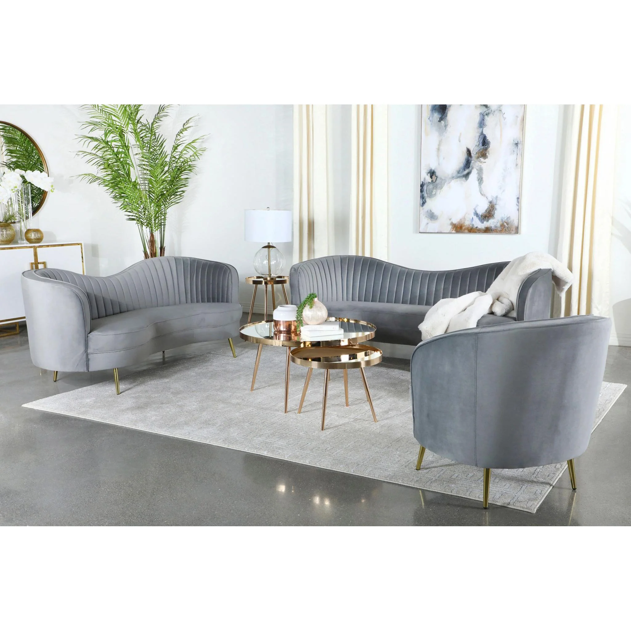 Coaster Furniture Sophia 506864 3 pc Living Room Set