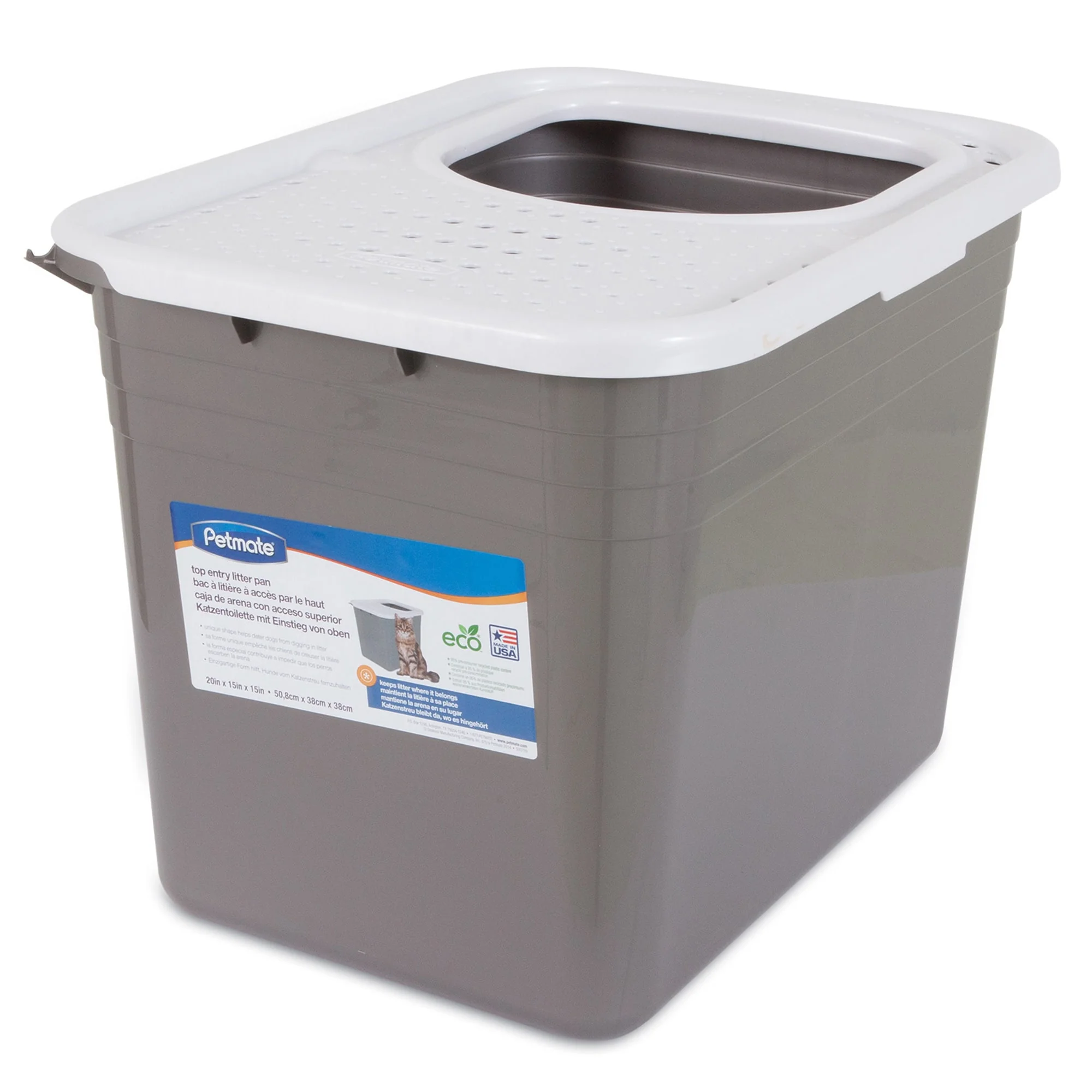Petmate Top Entry Litter Pan - Image 1