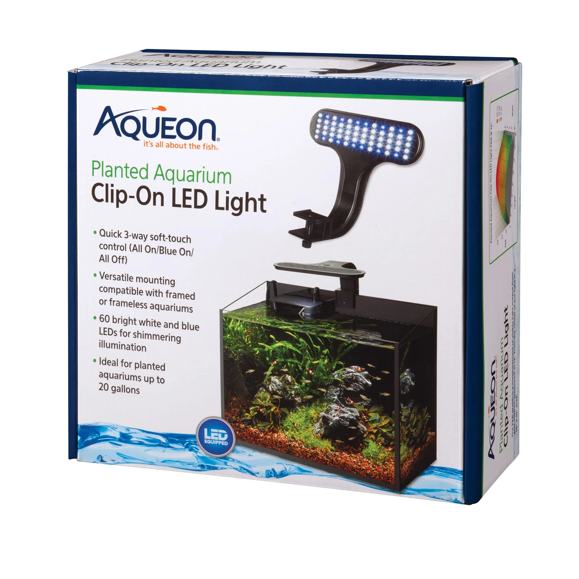 Aqueon Planted Aquarium Clip-On LED Light One Size - Image 1