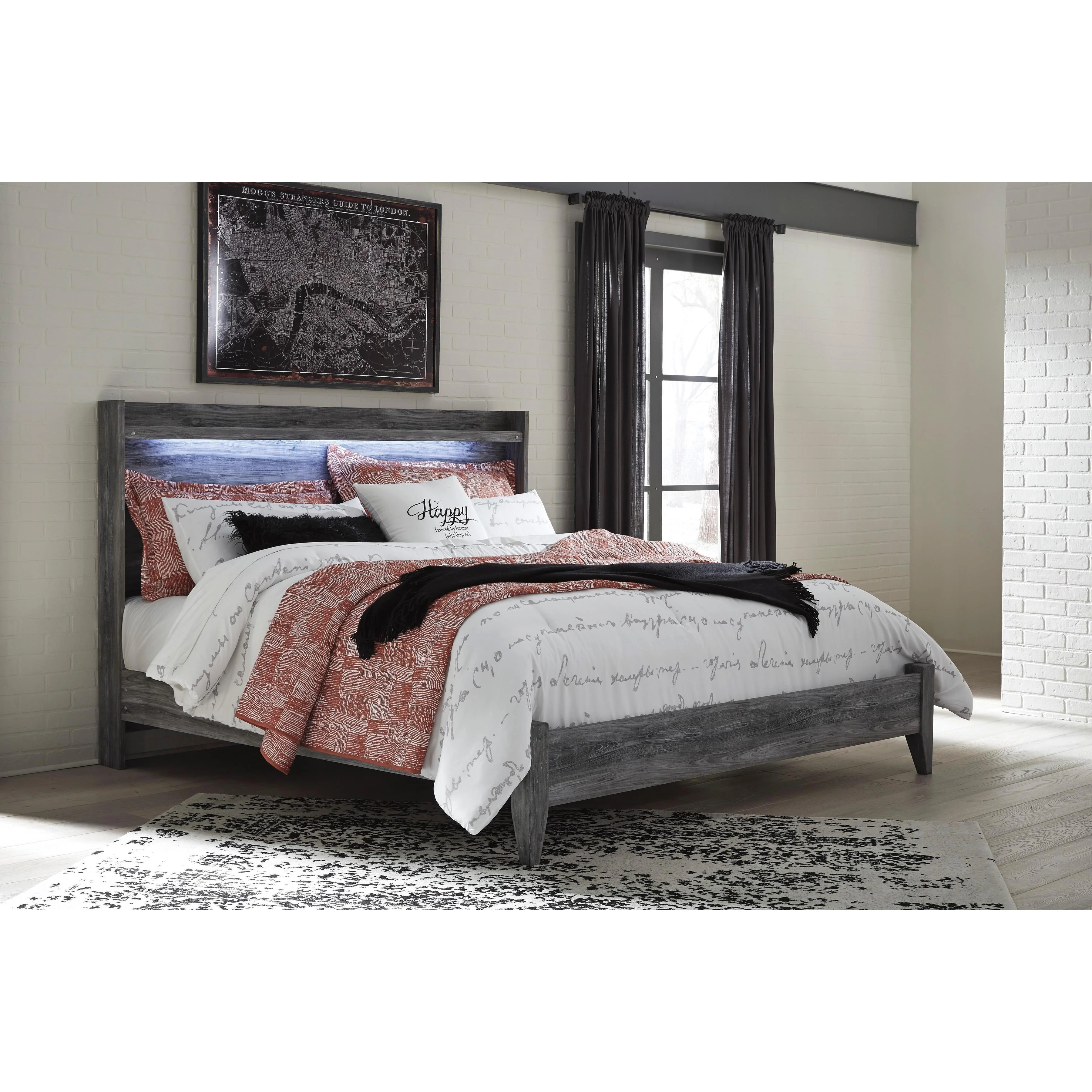 Signature Design by Ashley Baystorm B221B17 6 pc Queen Panel Bedroom Set - Image 2