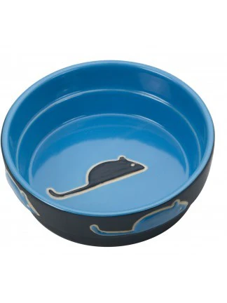 Spot Ethical Pet Cat Dish 5in Fesco Stoneware - Image 1
