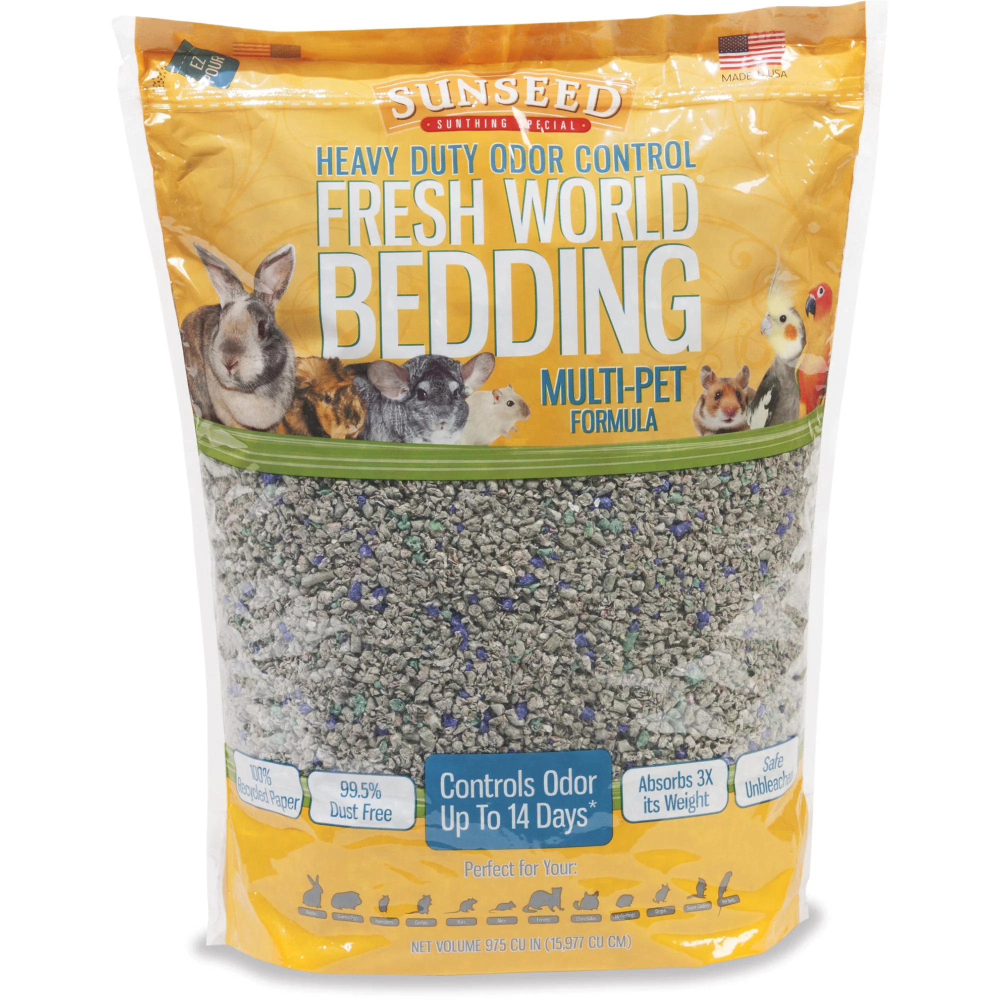 Vitakraft Sunseed Inc. Fresh World Bedding - Multi-Pet Formula - 2130 cu in SSD36091 - Image 1