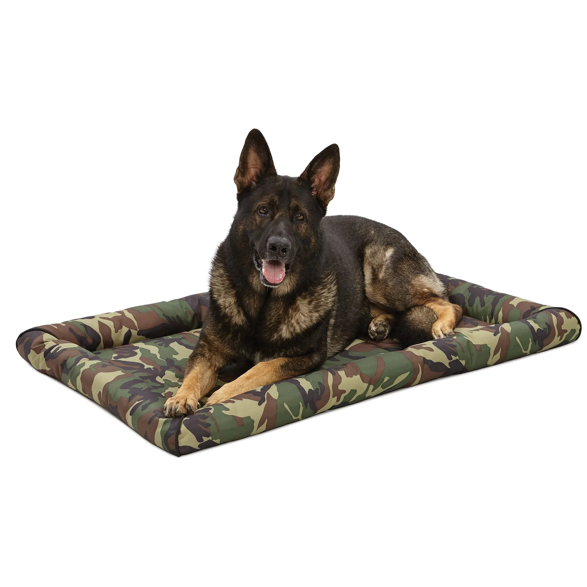 Midwest Ultra-Durable Dog Bed & Crate Mat  48x31in   Camo Green - Image 1