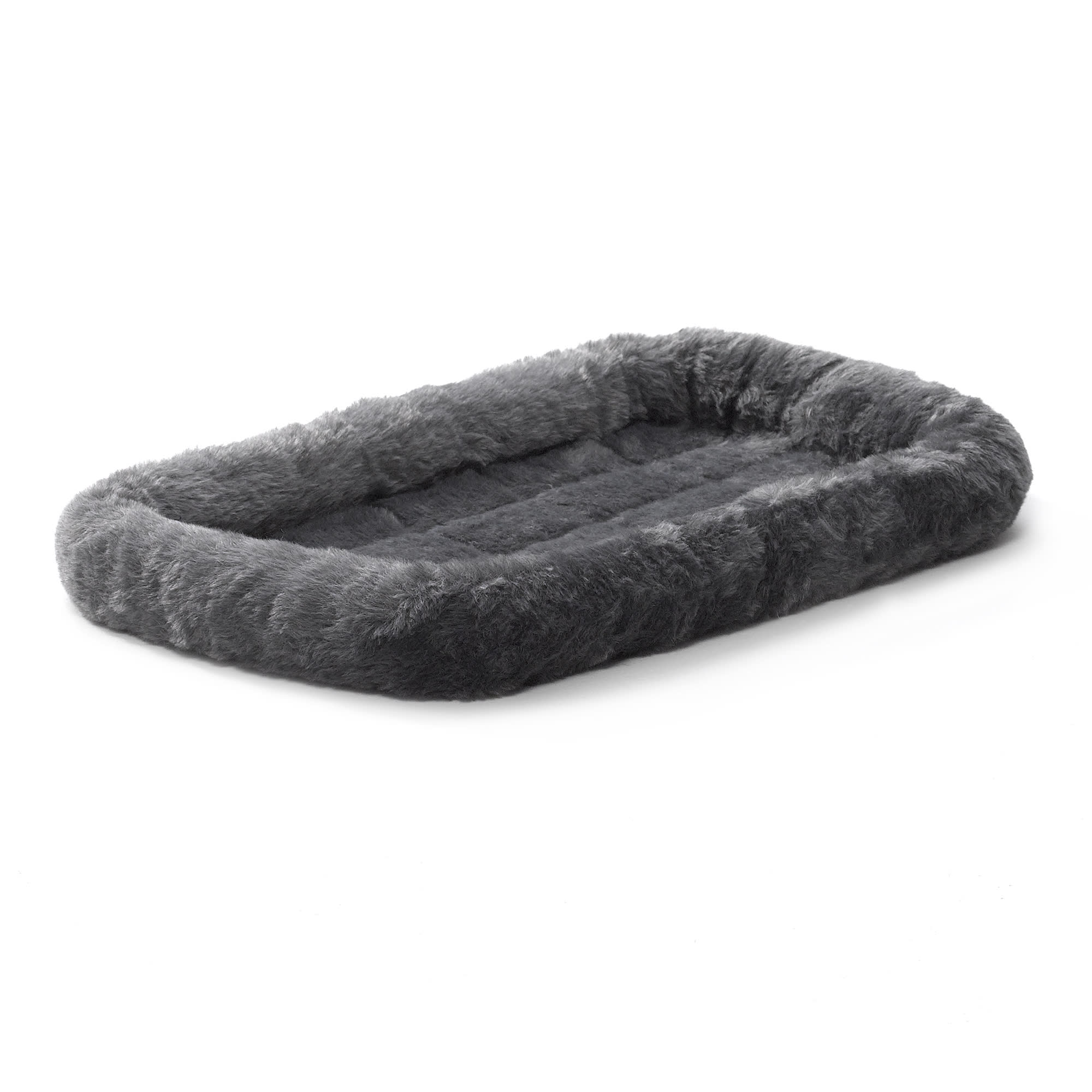 MidWest QuietTime Pet Bed & Dog Crate Mat  Gray  18 - Image 1