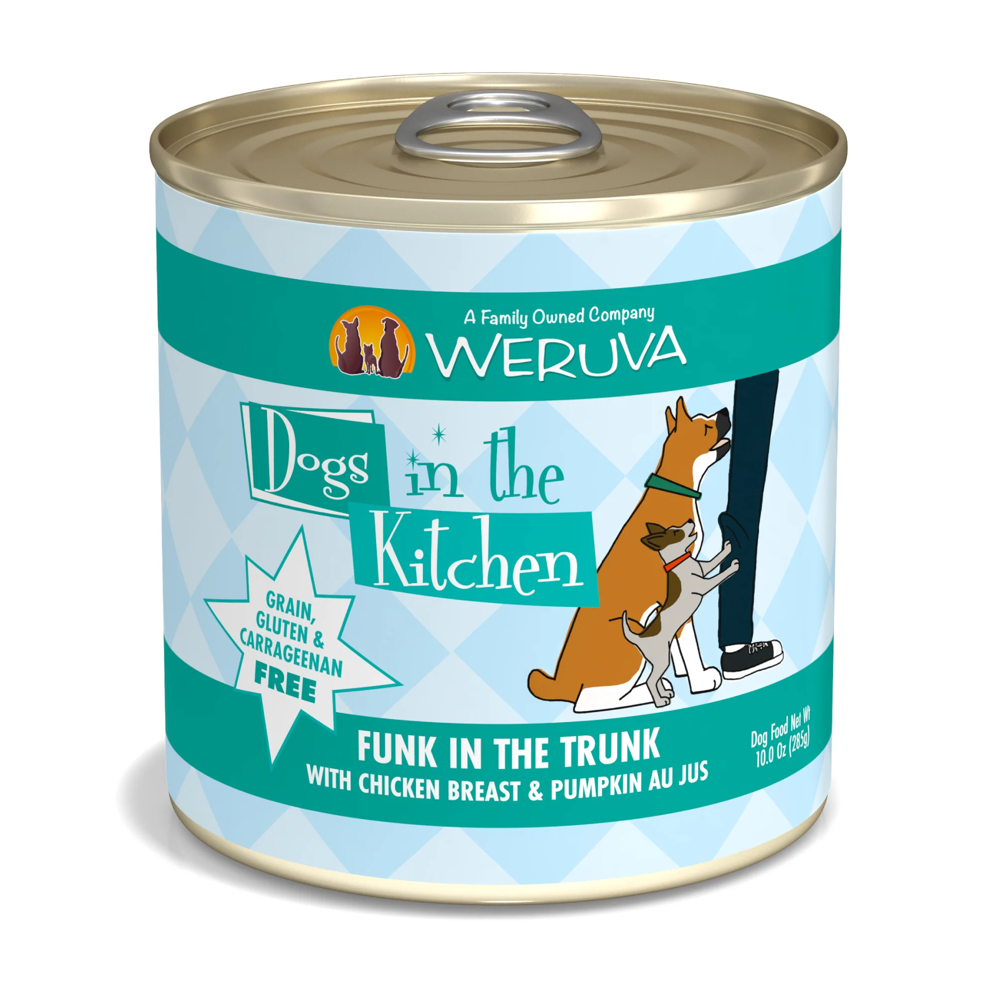 Weruva Dogs in the Kitchen 10oz Can Dog food Funk In The Trunk Chicken Breast with Pumpkin - Image 1