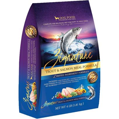 Zignature Trout & Salmon Meal Formula Dry Dog Food  25lb - Image 1