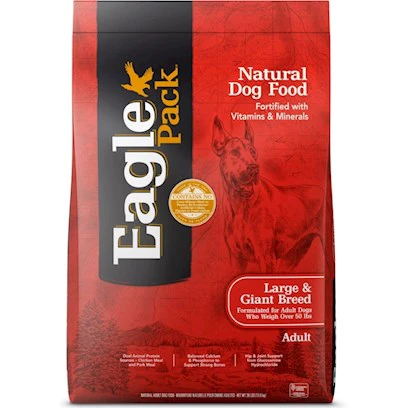 Eagle Pack Natural Dry Large Breed Dog Food Chicken & Pork 30lb - Image 1