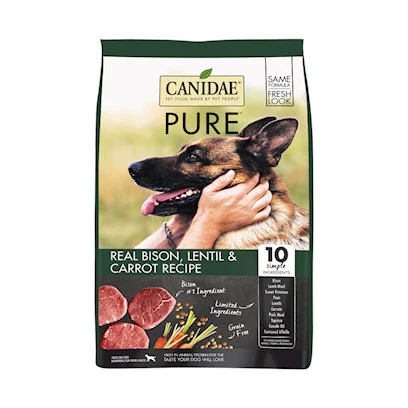 Canidae Pure Land Grain-Free Limited Ingredients Bison Adult Dry Dog Food, 10 lb - Image 1