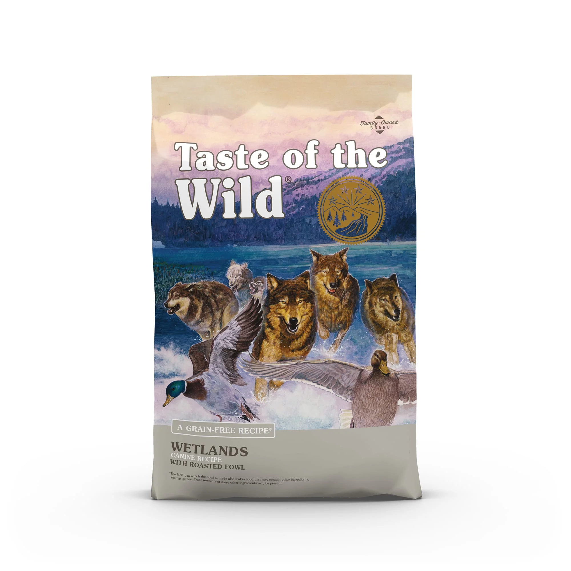 Taste of the Wild Grain-Free Roasted Fowl Wetlands Dry Dog Food, 28 lb - Image 1